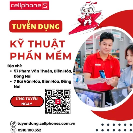 [job IT] CELLPHONES Biên Hòa